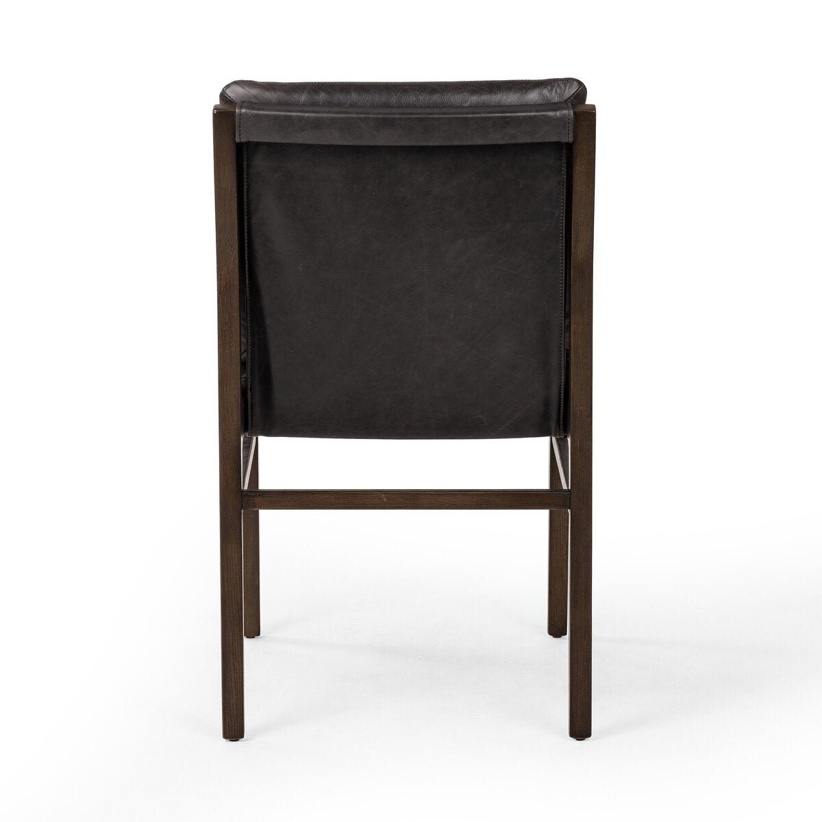 Aya Cuero Top Negro Silla de Comedor