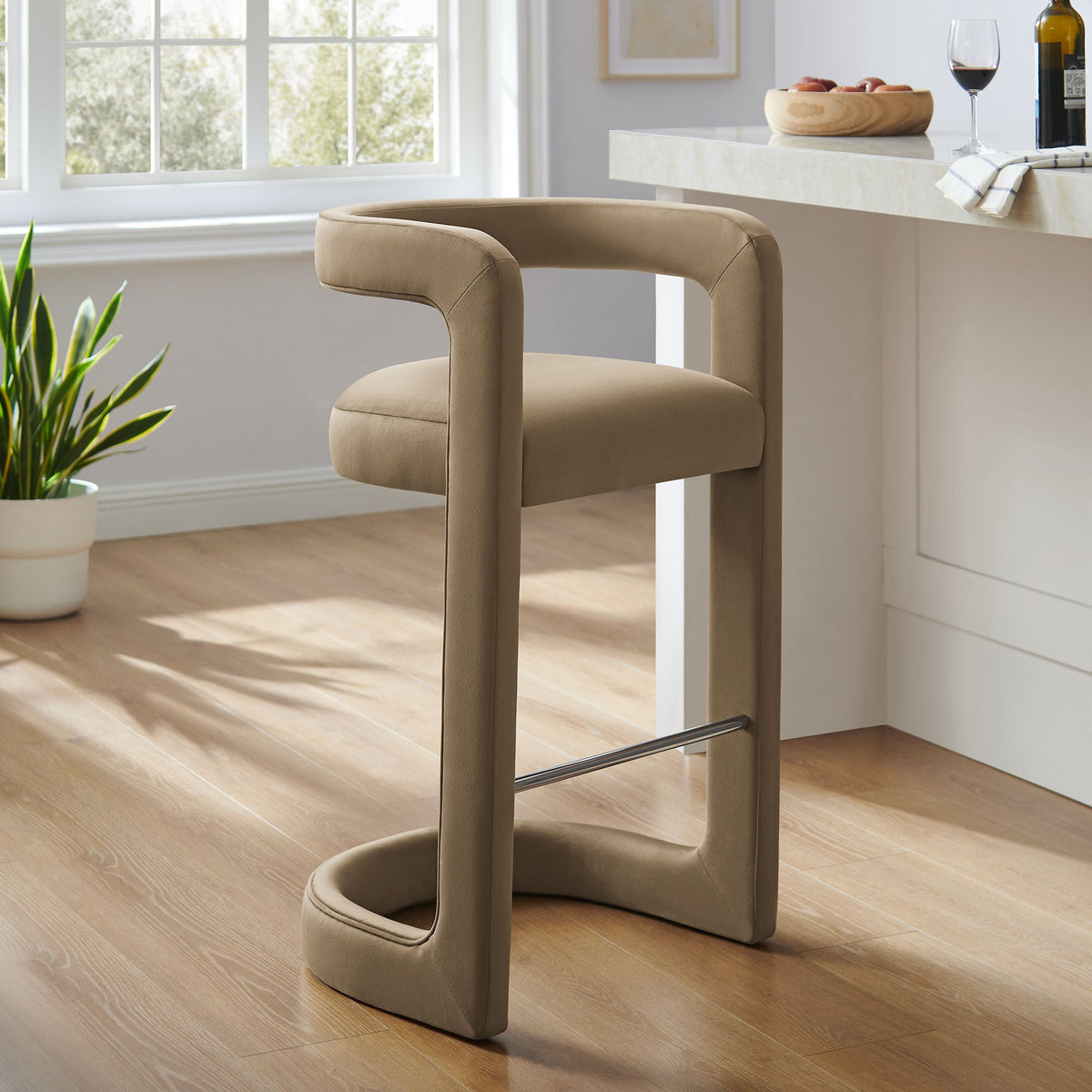Winslow Bar Stool (Velvet)