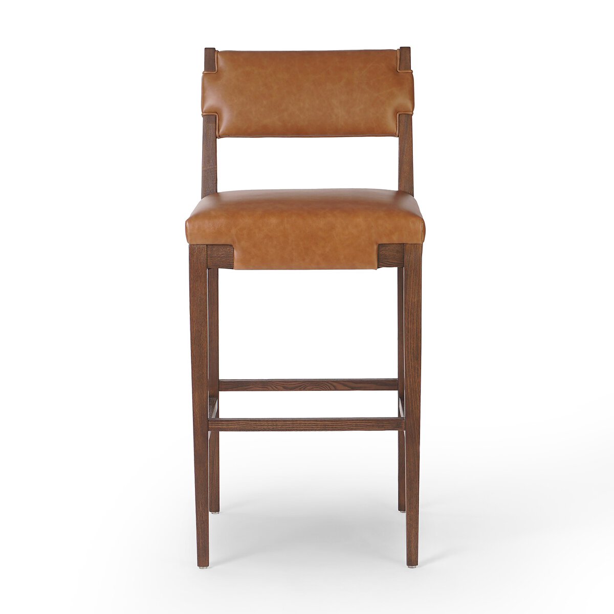 Tamari Cuero Top Chestnut Bar Stool