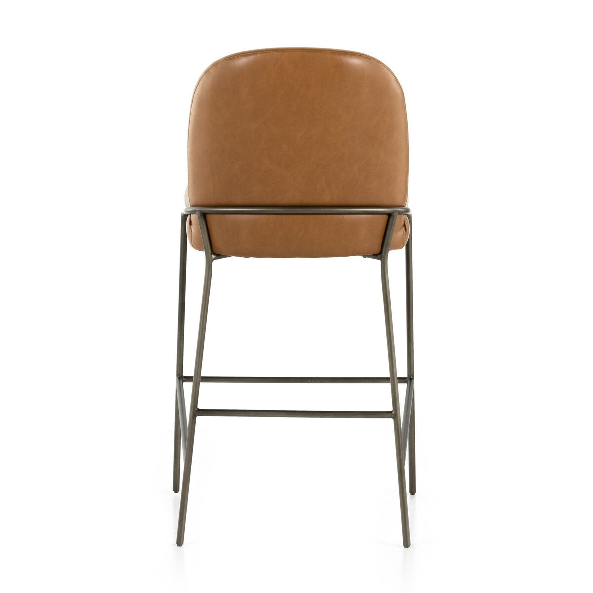 Astrud Cuero Sintetico Camel Bar Stool