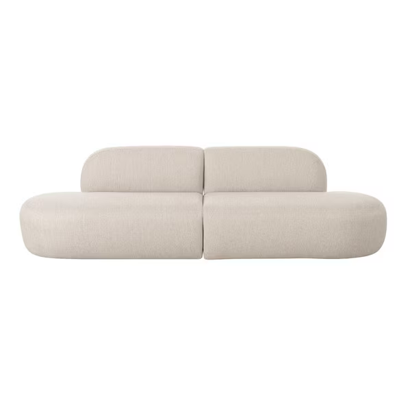 Brooha Beige Sofa Modular 2 piezas