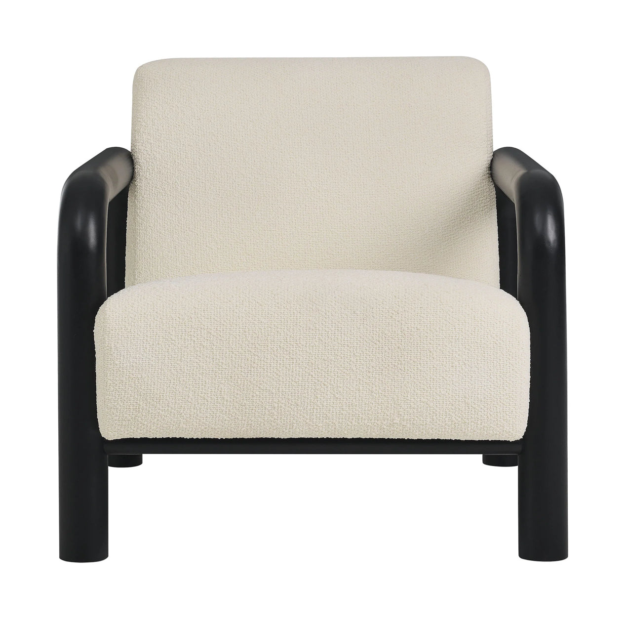 Sereno Crema / Madera Negra Silla de Acento
