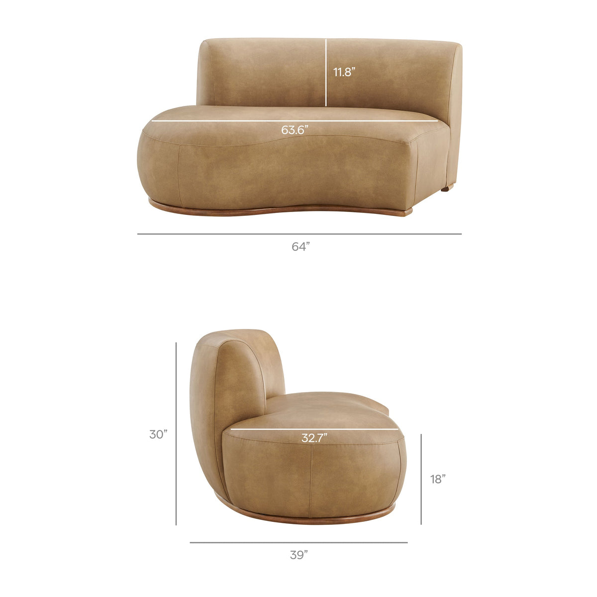 Rialta Sofá Modular (Vegan Leather)