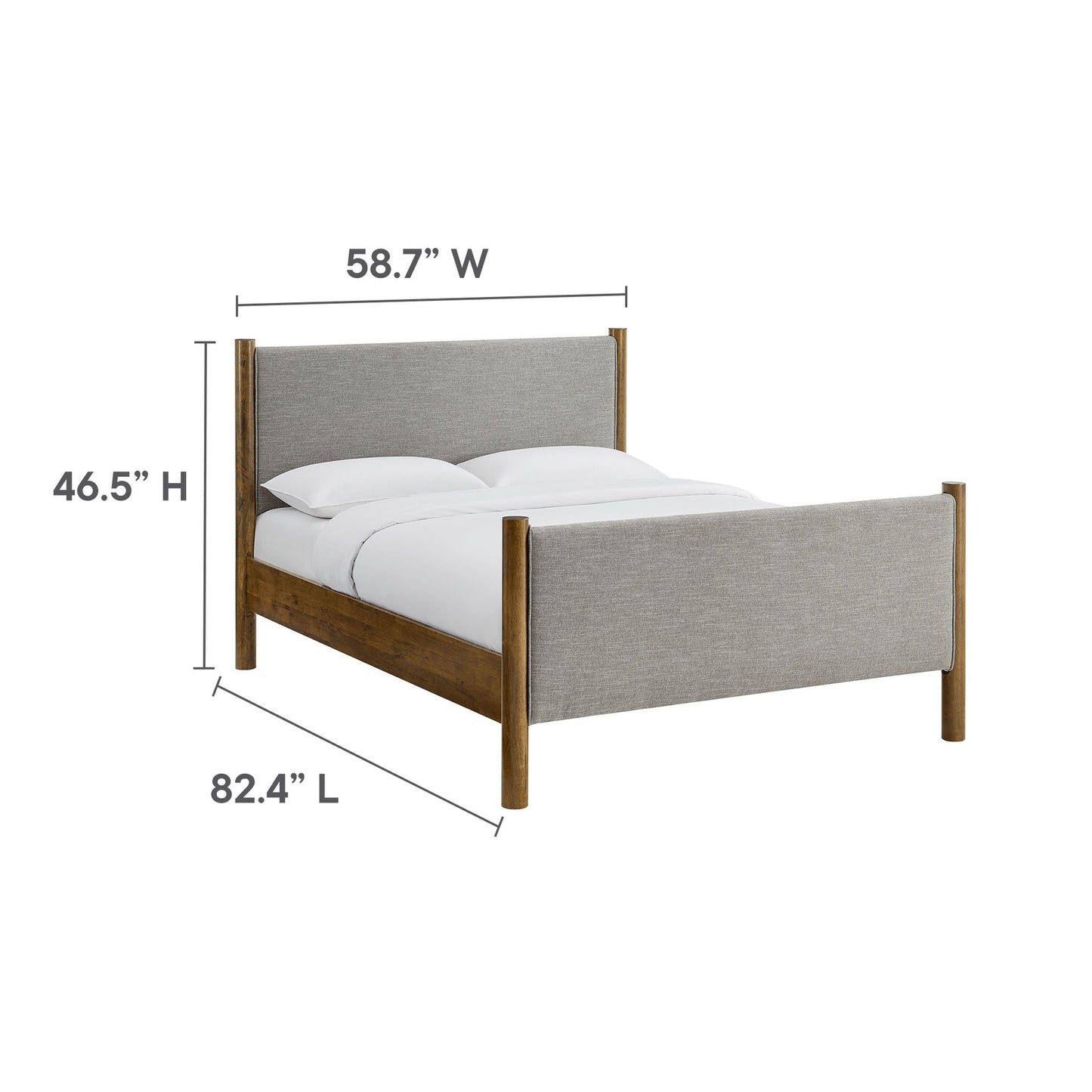 Maven Cama Full (Nogal)