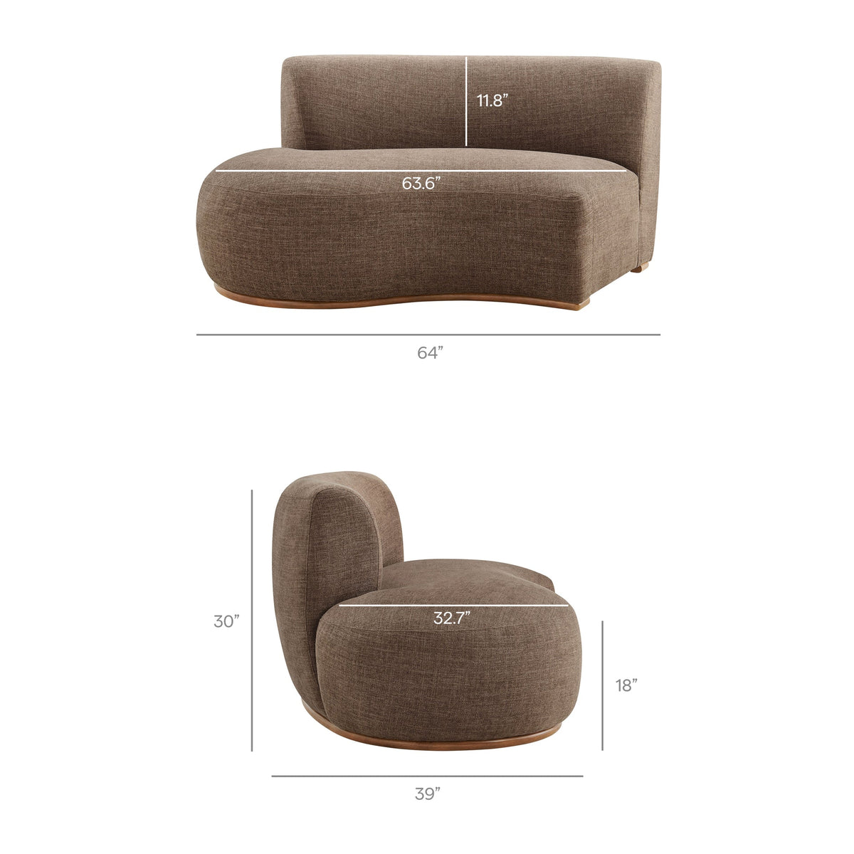 Rialta Sofá Modular (Tela)