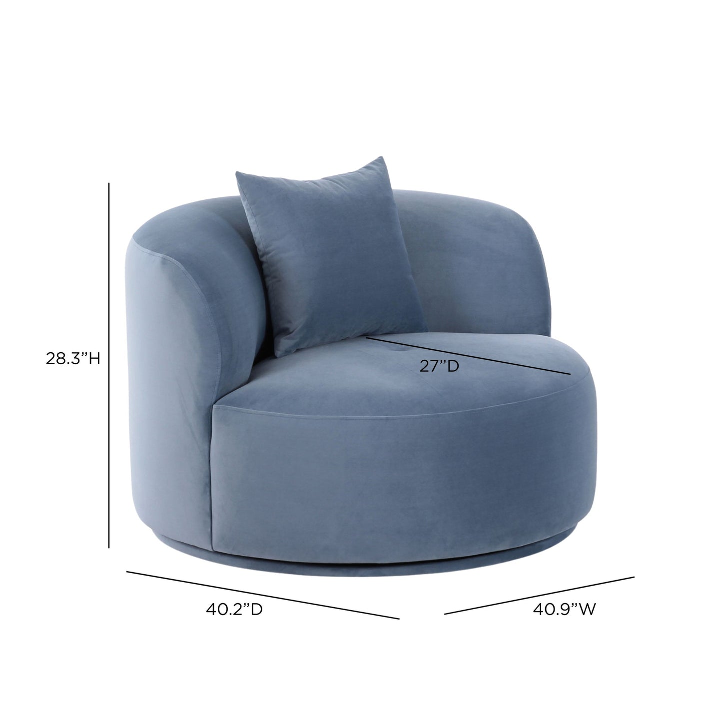 Fickle Silla de Acento (Giratoria)