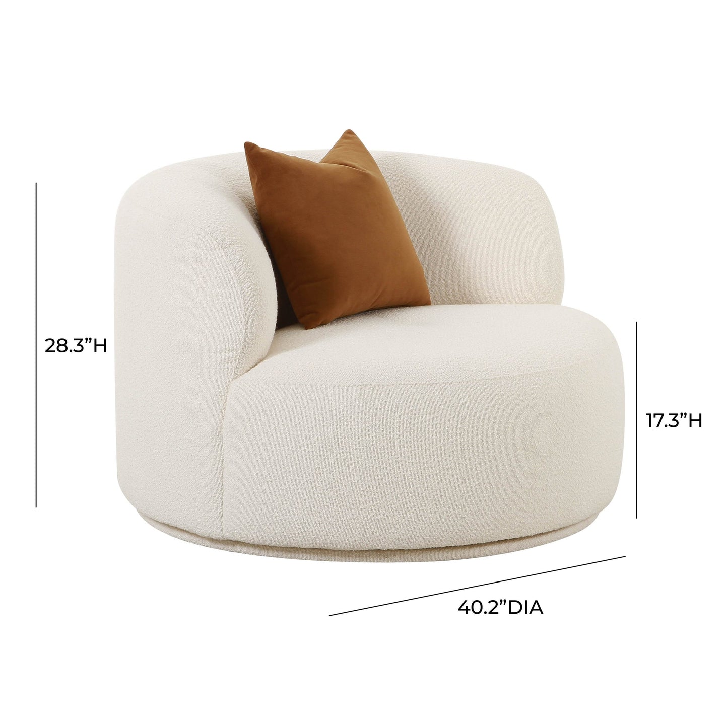 Fickle Silla de Acento (Giratoria)