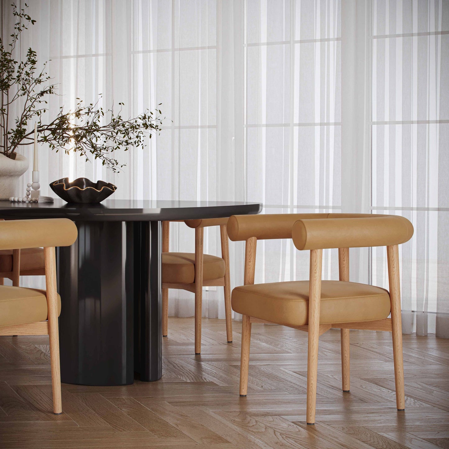 Spara Silla de Comedor (Vegan Leather)