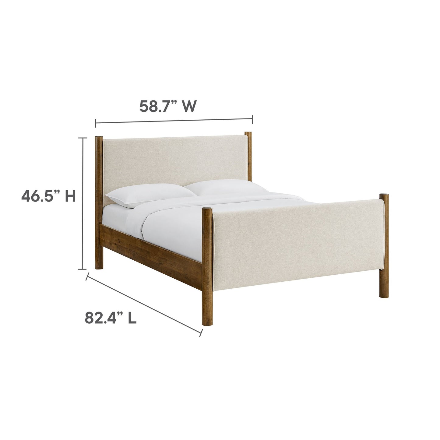 Maven Cama Full (Nogal)