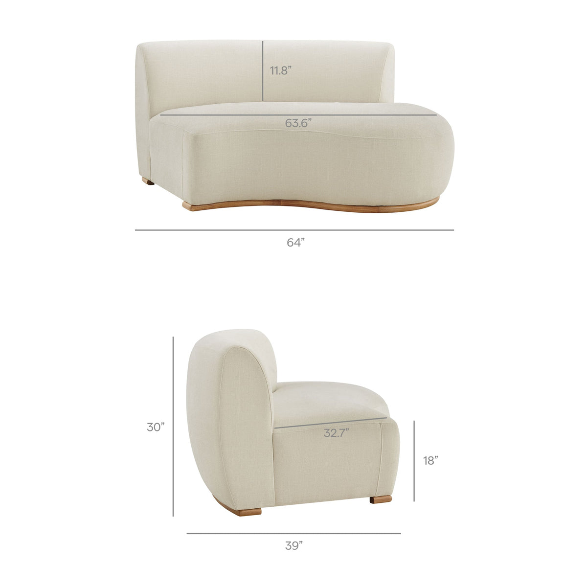Rialta Sofá Modular (Tela)