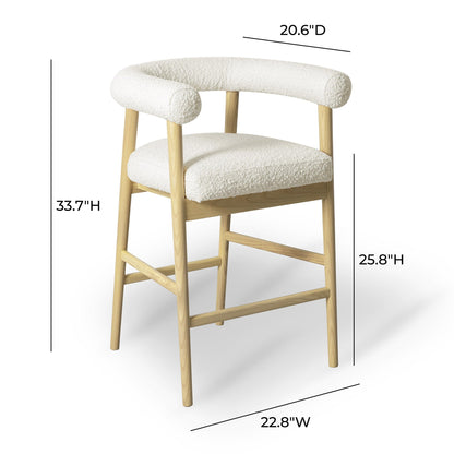 Spara Counter Stool (Bouclé)