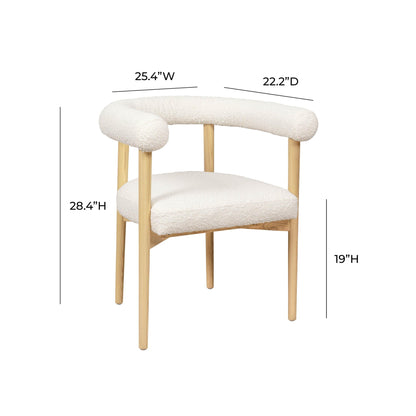 Spara Silla de Comedor (Bouclé)