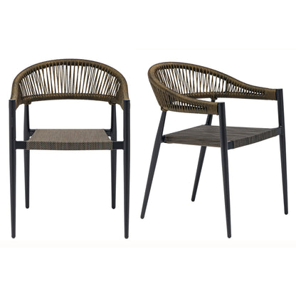 Iselin Silla de Comedor Set de 2 (Exterior)