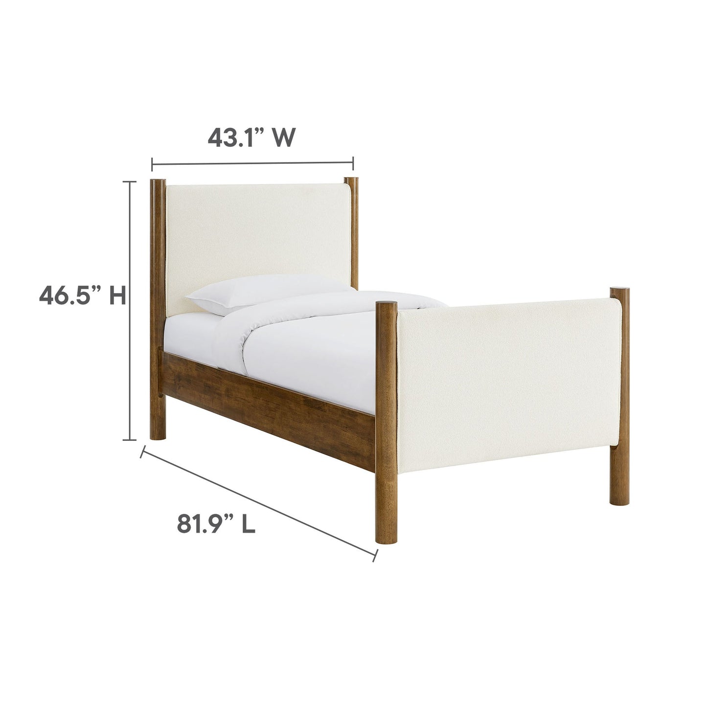 Maven Cama Twin (Nogal)