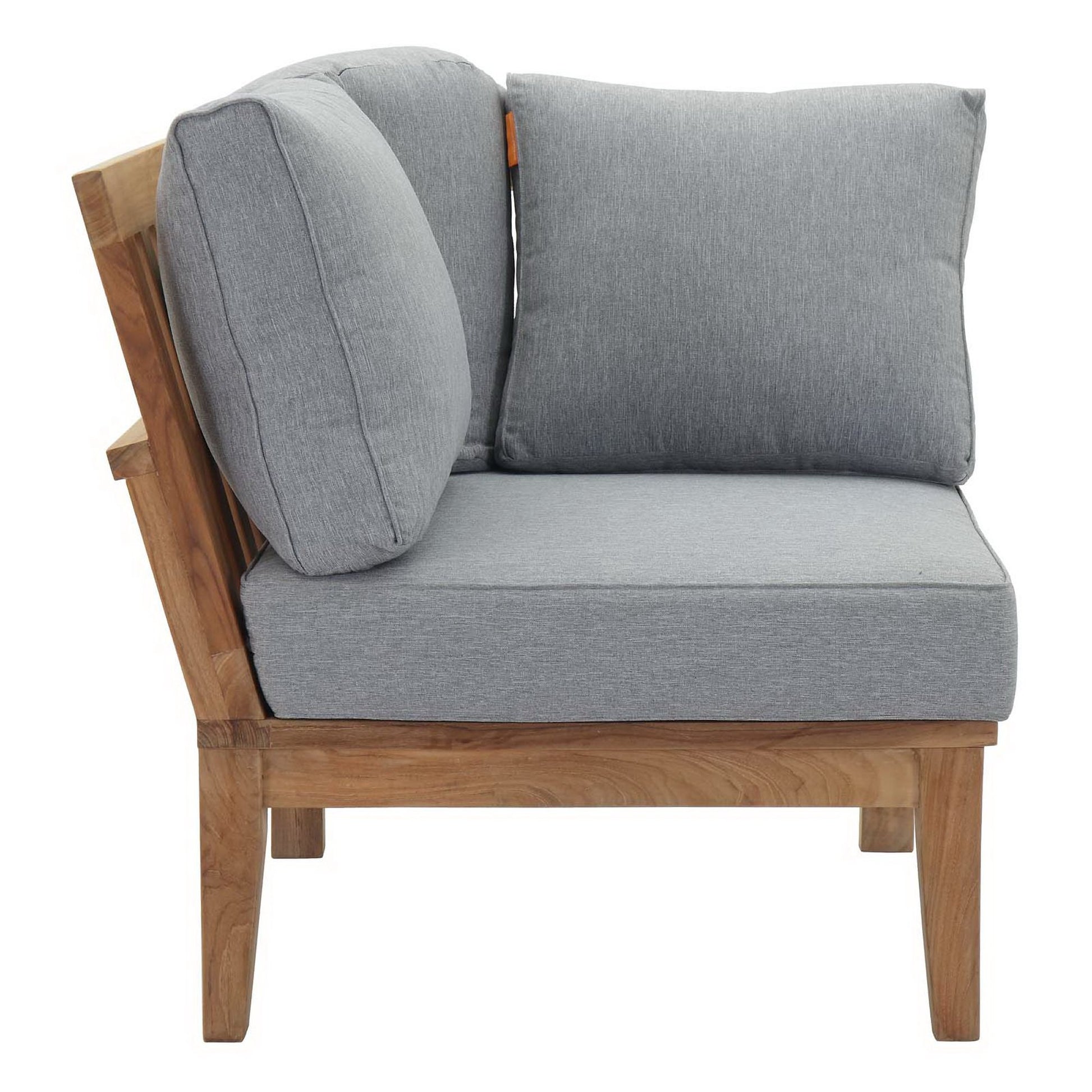 Marina Outdoor Patio Teak Corner sofá