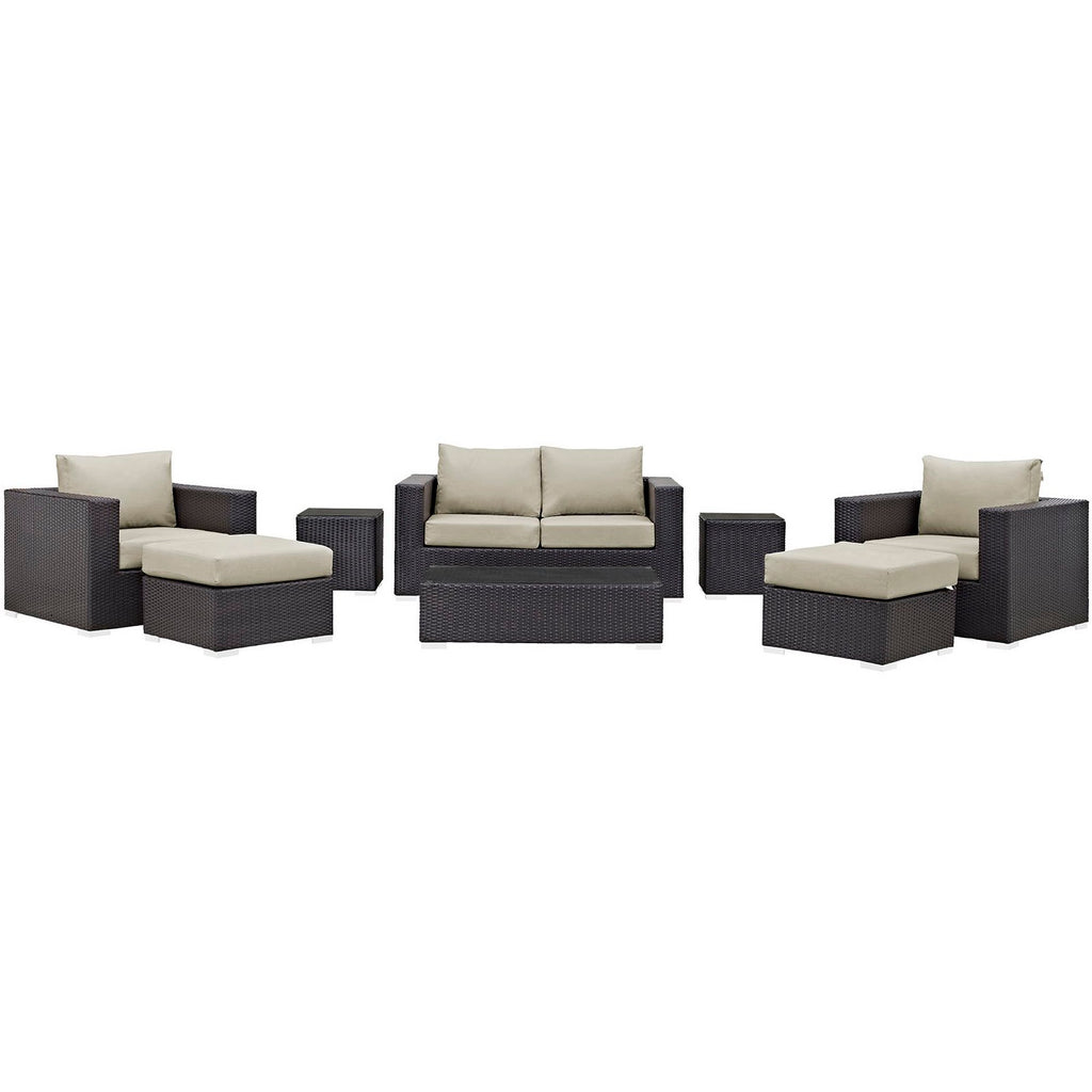 Convene 8 Piece Outdoor Patio sofá Set