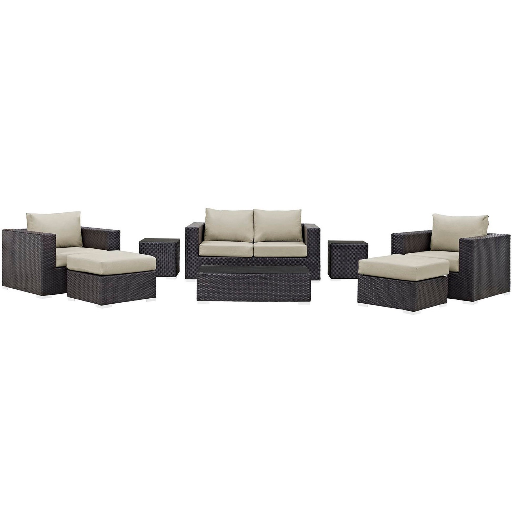 Convene 8 Piece Outdoor Patio sofá Set