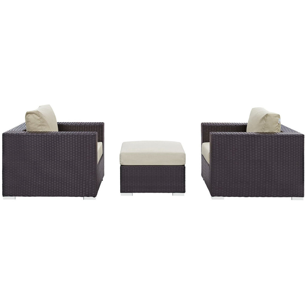 Convene 3 Piece Outdoor Patio sofá Set