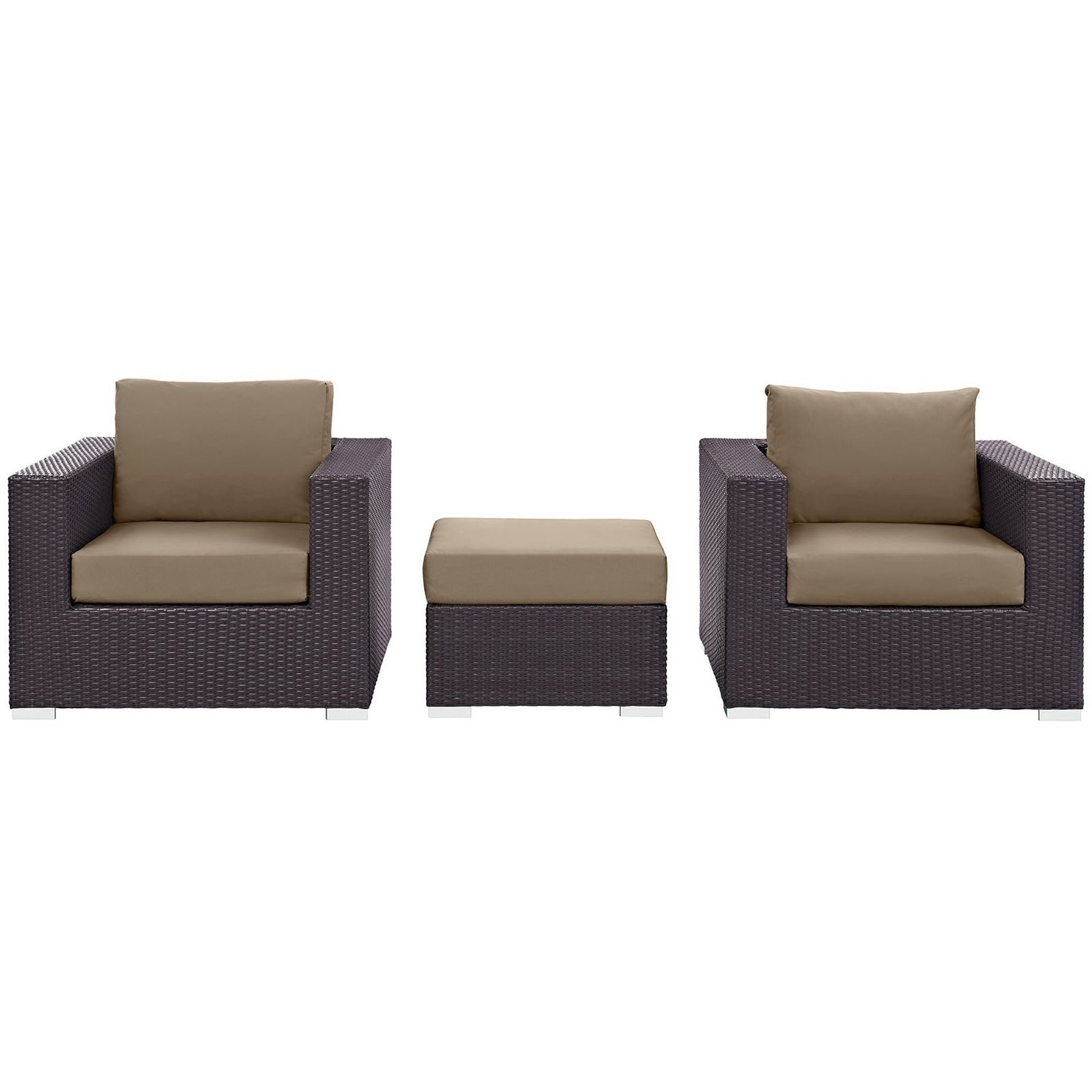 Convene 3 Piece Outdoor Patio sofá Set