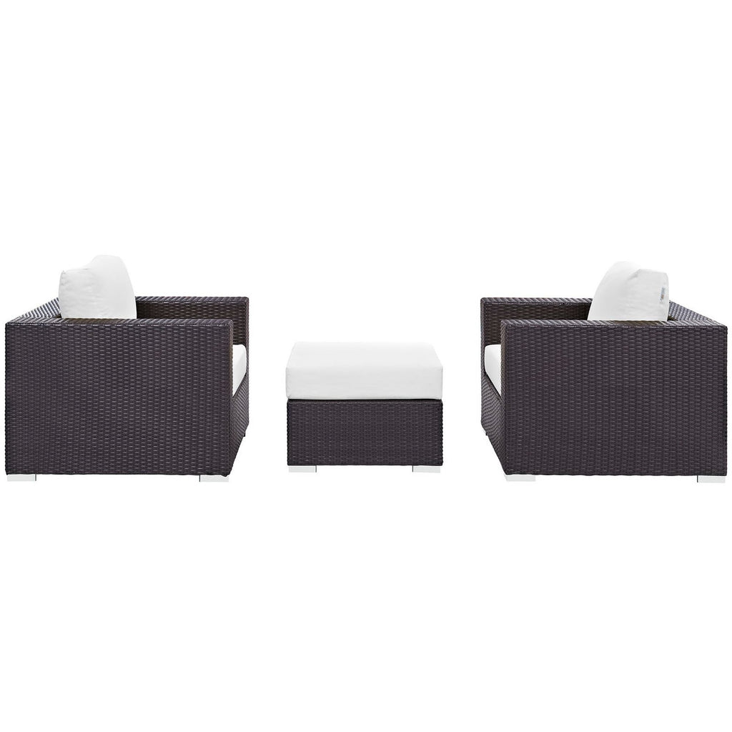 Convene 3 Piece Outdoor Patio sofá Set