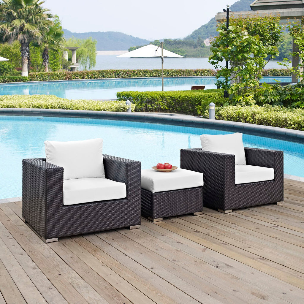Convene 3 Piece Outdoor Patio sofá Set