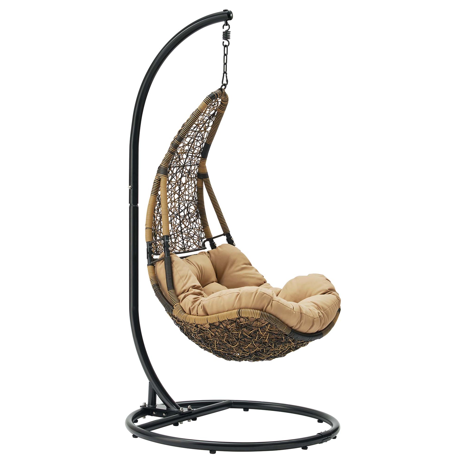 Abate Wicker Rattan Outdoor Patio Swing silla