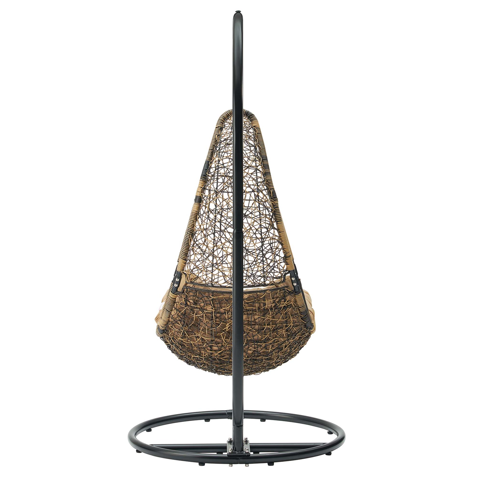 Abate Wicker Rattan Outdoor Patio Swing silla