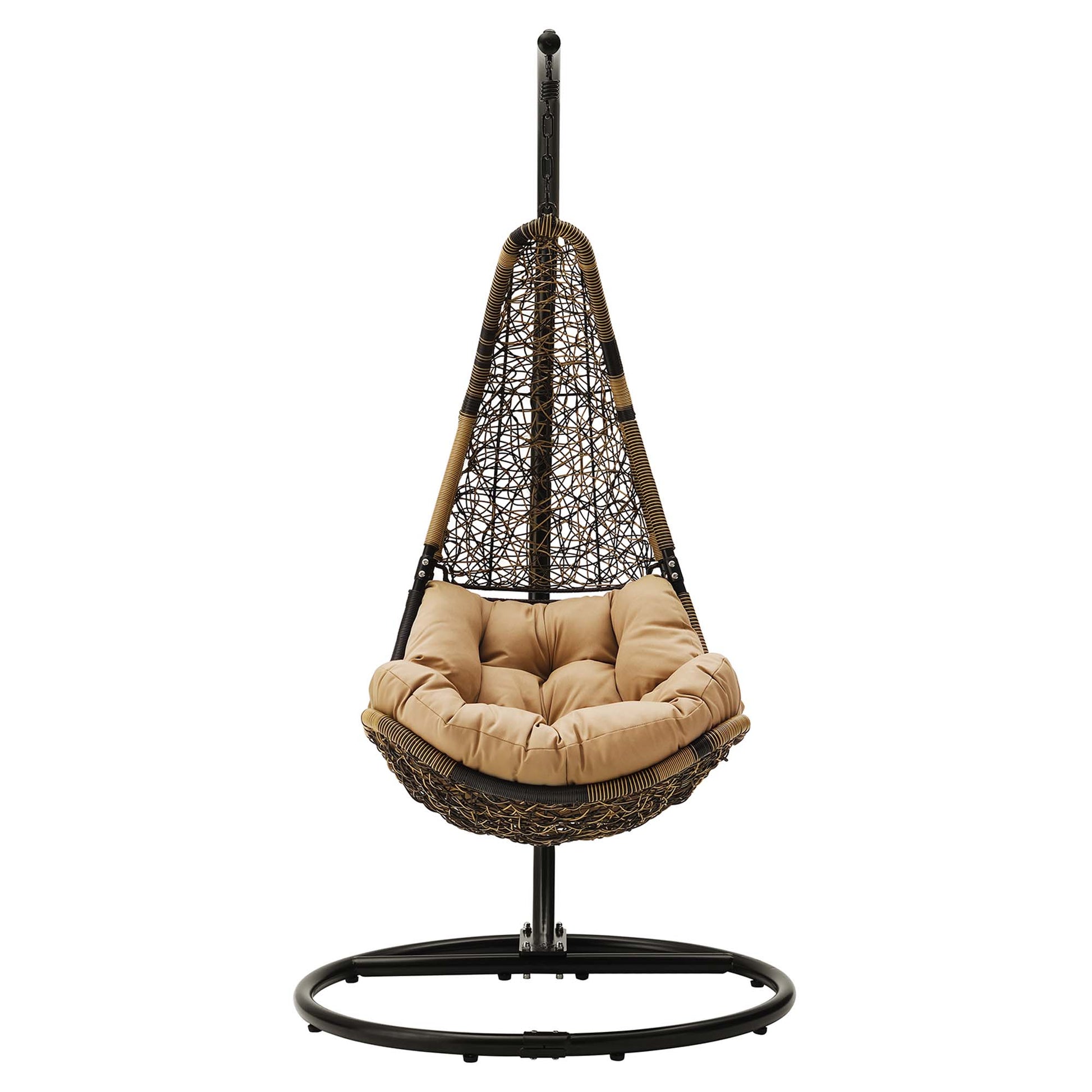 Abate Wicker Rattan Outdoor Patio Swing silla