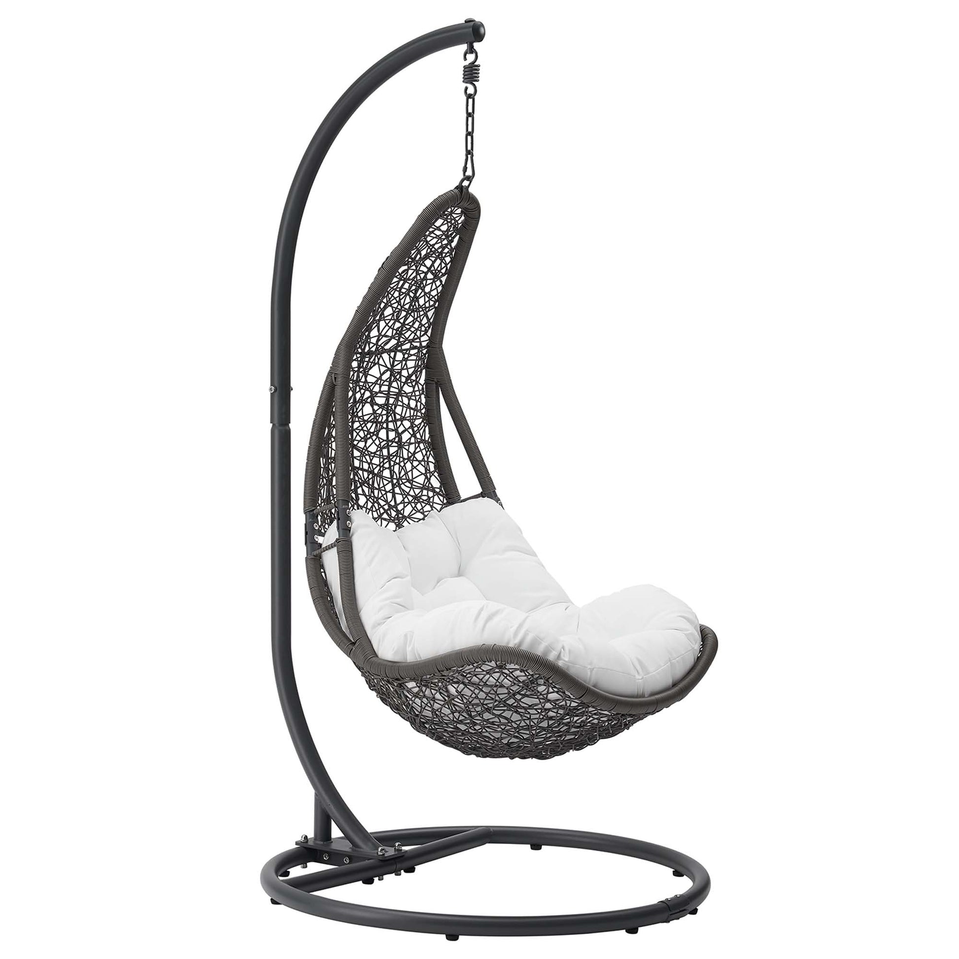 Abate Wicker Rattan Outdoor Patio Swing silla