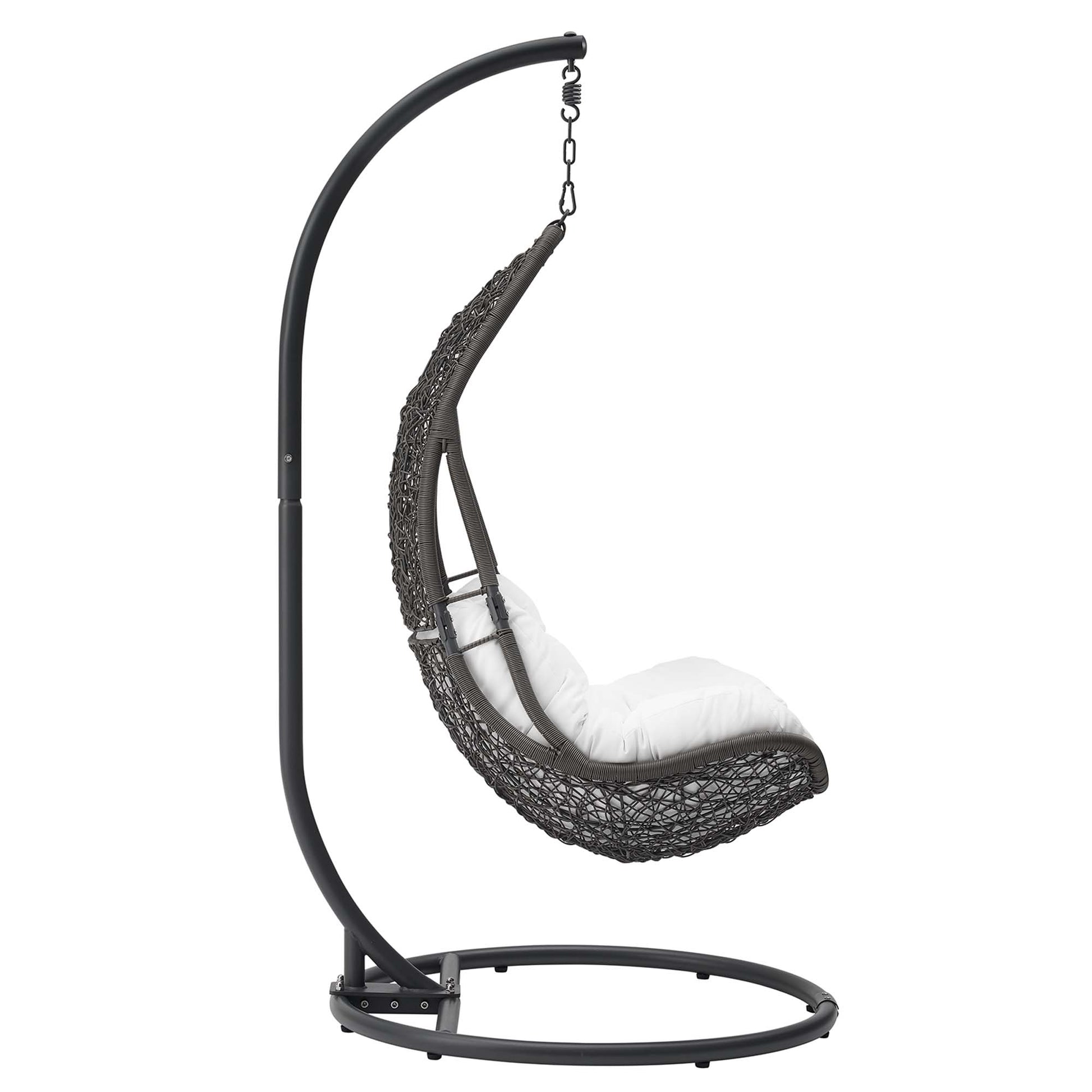 Abate Wicker Rattan Outdoor Patio Swing silla