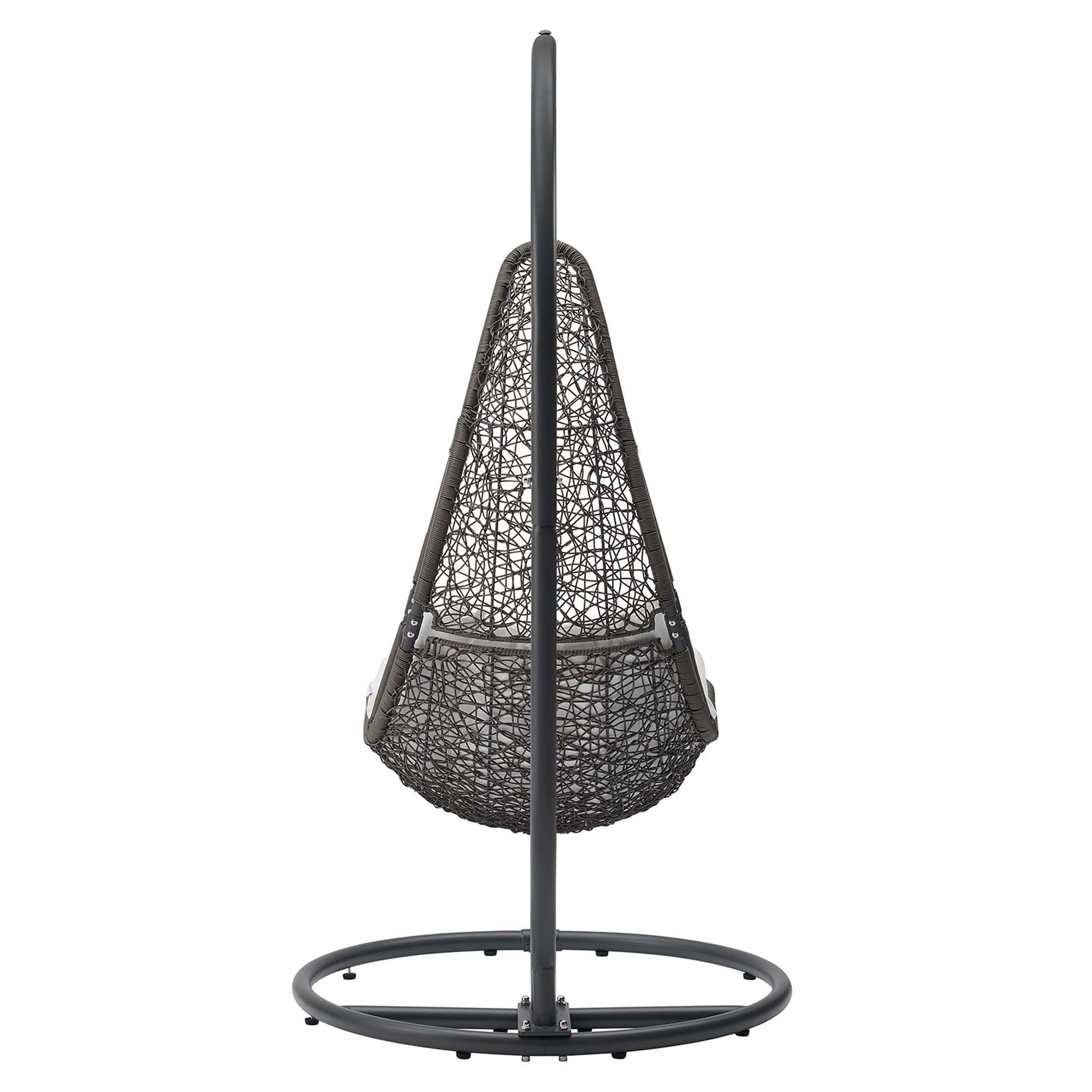Abate Wicker Rattan Outdoor Patio Swing silla