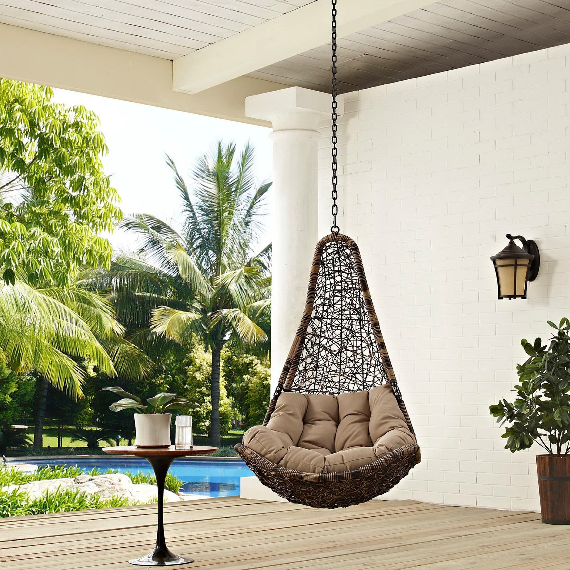 Abate Outdoor Patio Swing silla Without Stand