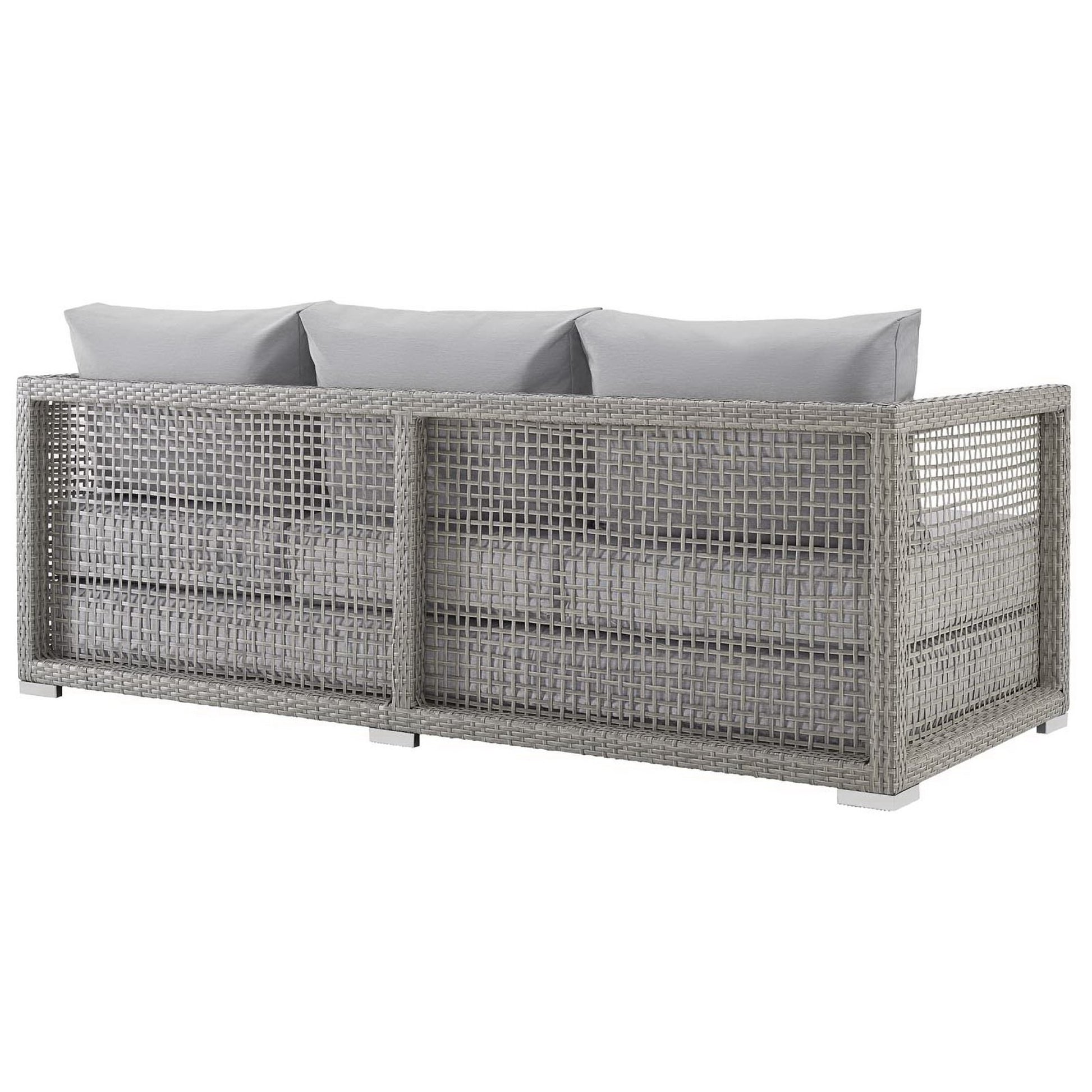 Aura Outdoor Patio Wicker Rattan sofá