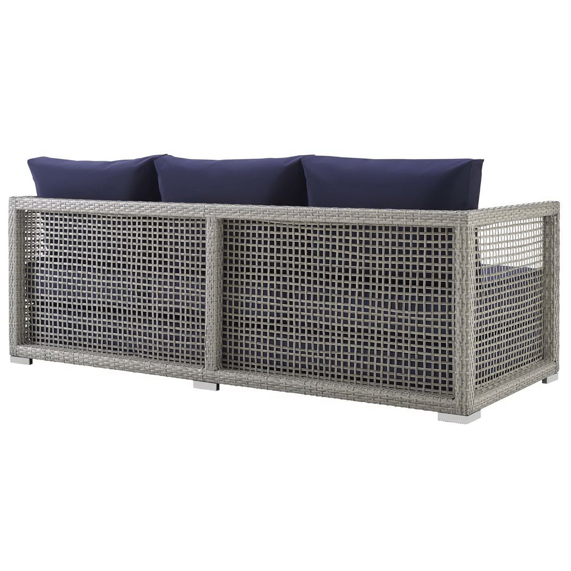 Aura Outdoor Patio Wicker Rattan sofá