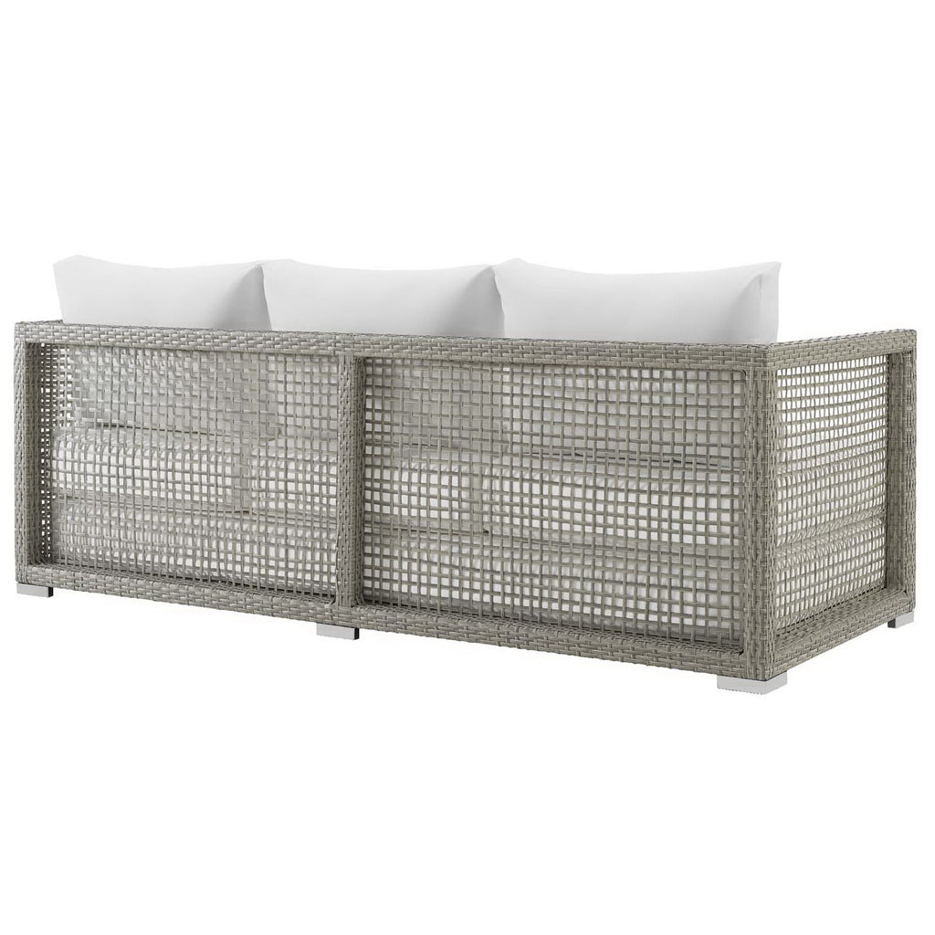 Aura Outdoor Patio Wicker Rattan sofá