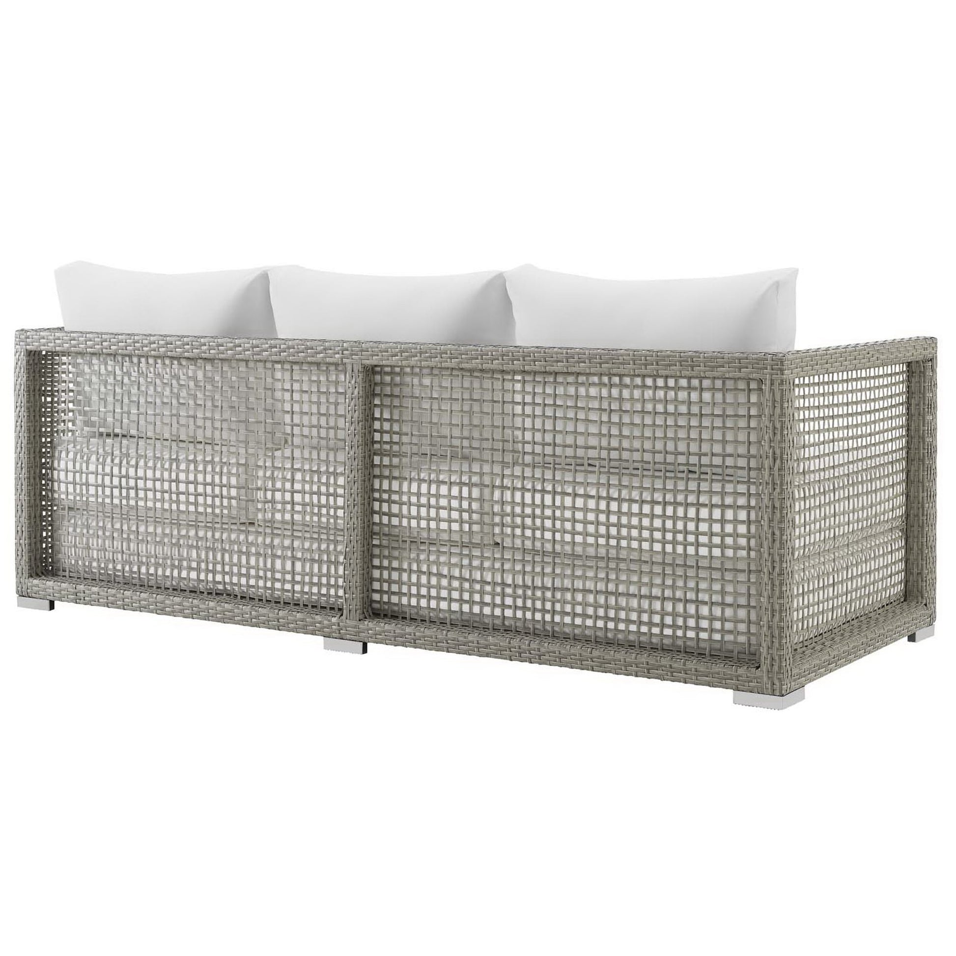 Aura Outdoor Patio Wicker Rattan sofá