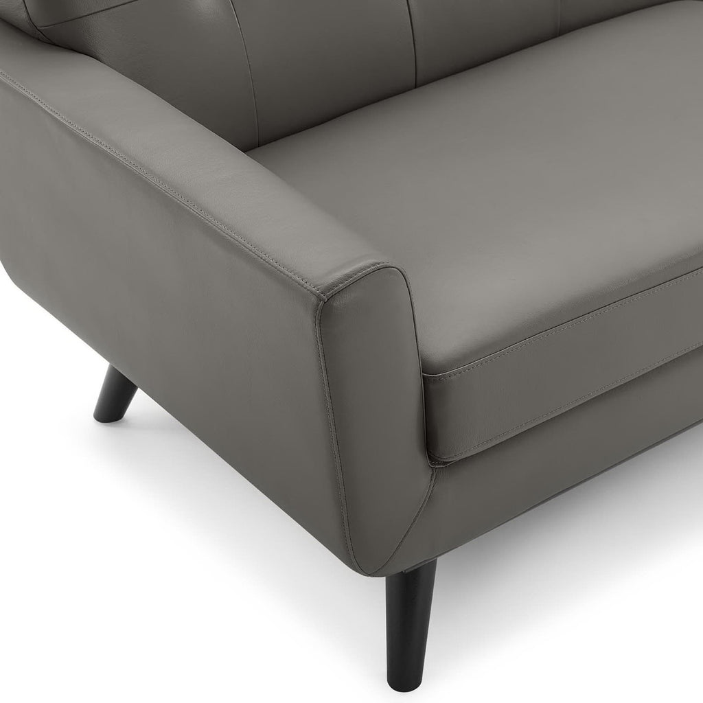Engage Top-Grain Leather Living Room Lounge sofá