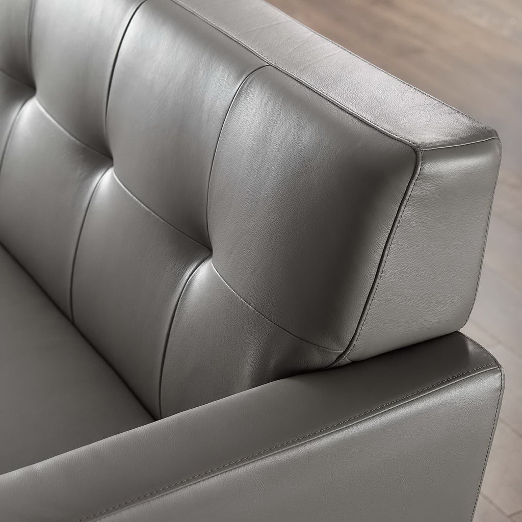 Engage Top-Grain Leather Living Room Lounge sofá