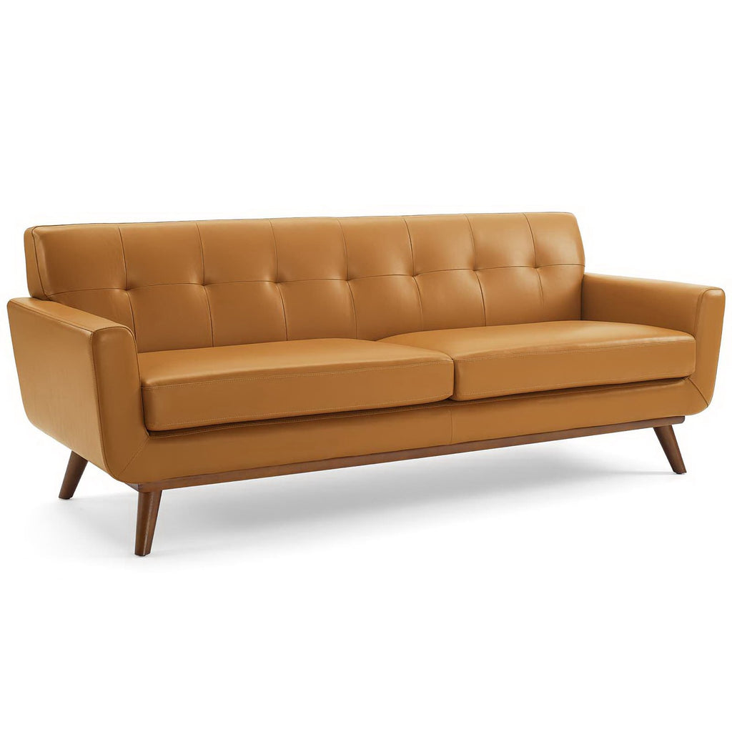 Engage Top-Grain Leather Living Room Lounge sofá