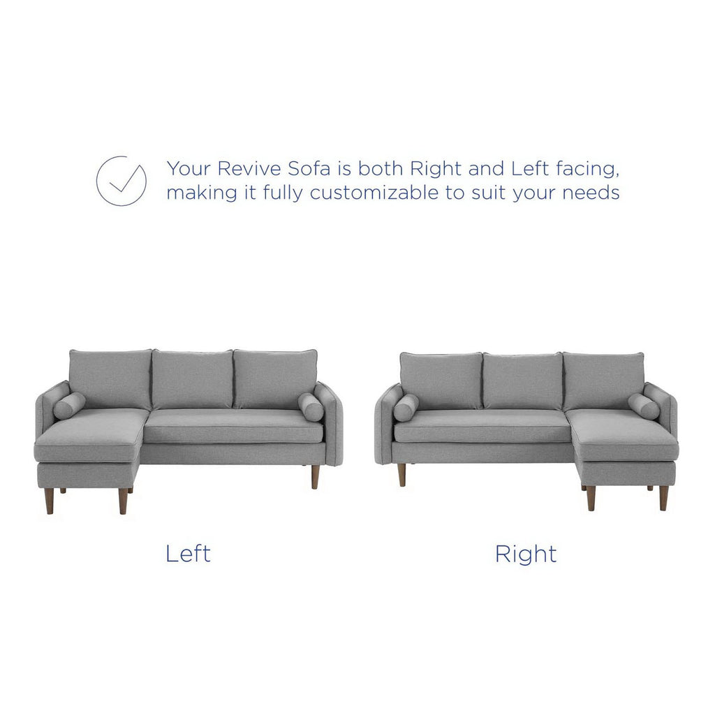 Revive Upholstered Right or Left Sectional sofá