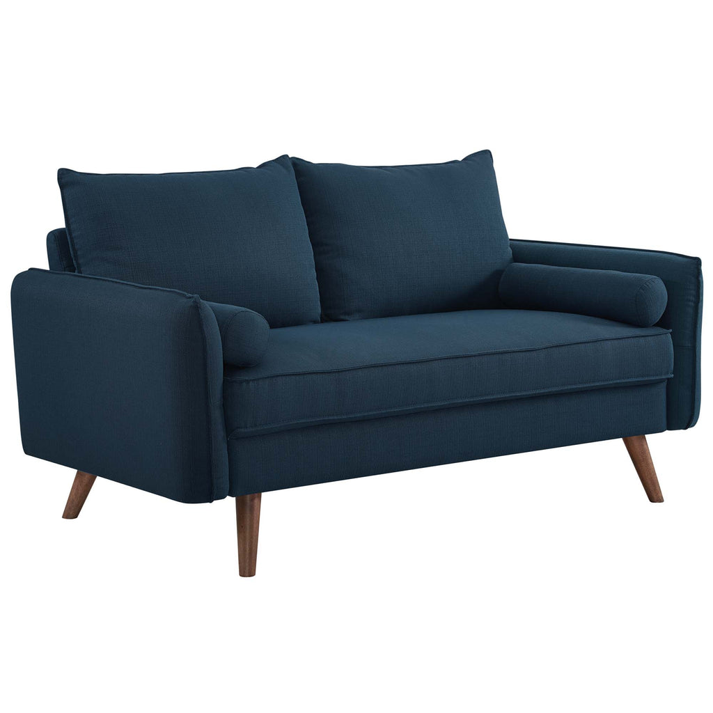 Revive Upholstered Fabric sofá and loveseat Set