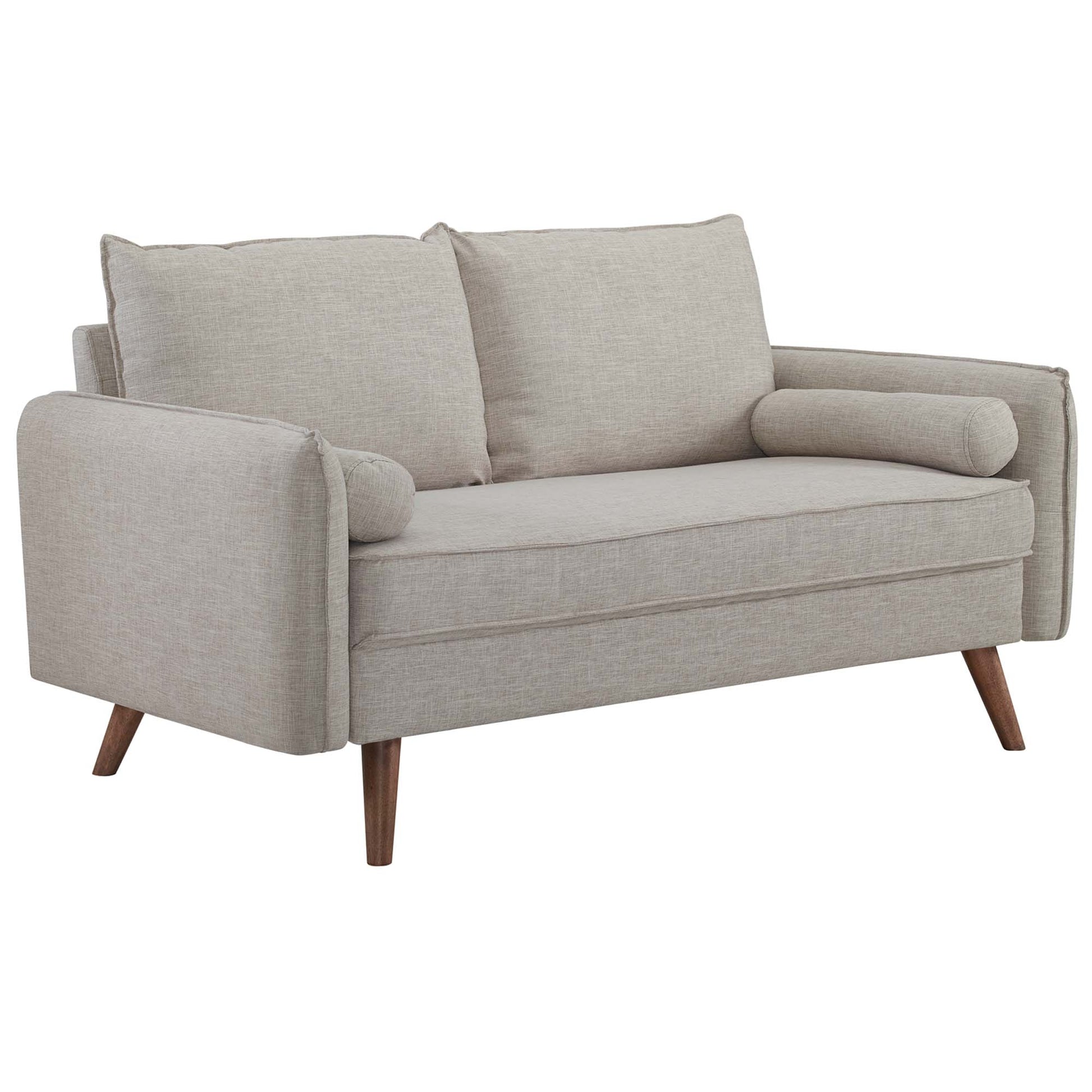 Revive Upholstered Fabric sofá and loveseat Set