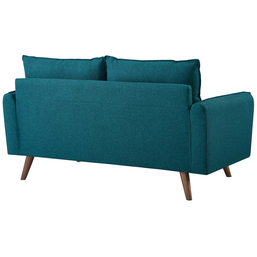 Revive Upholstered Fabric sofá and loveseat Set