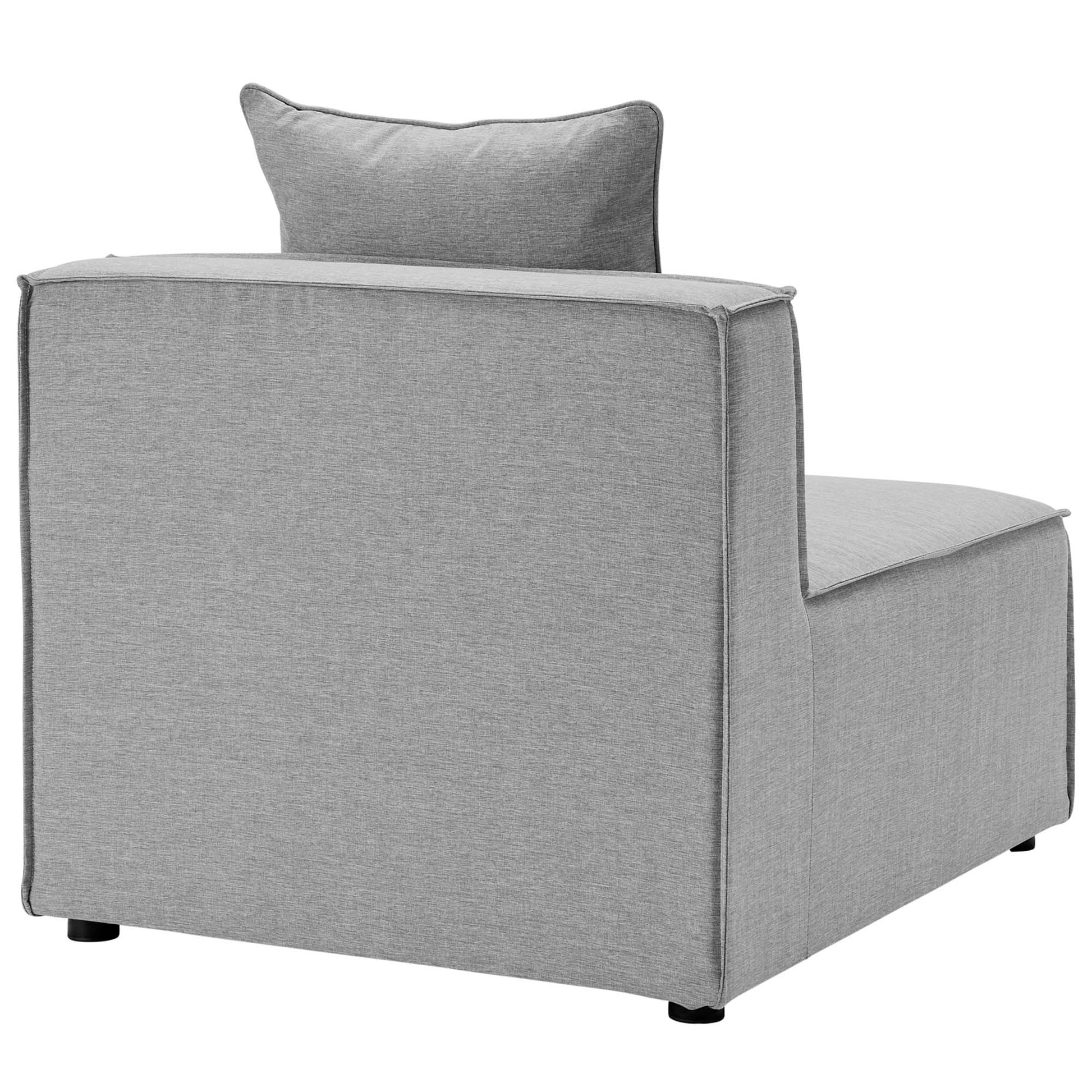 Saybrook Outdoor Patio Upholstered Sectional sofá Armless silla