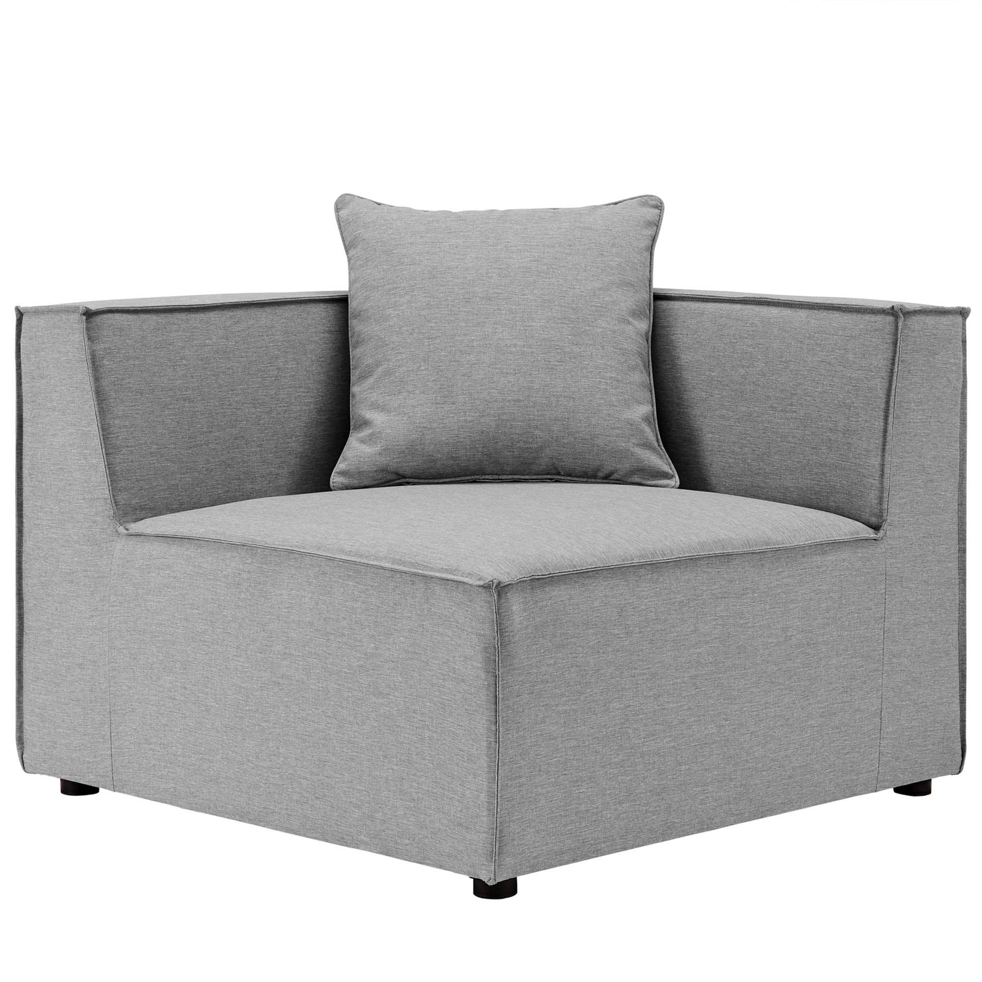 Saybrook Outdoor Patio Upholstered Sectional sofá Corner silla