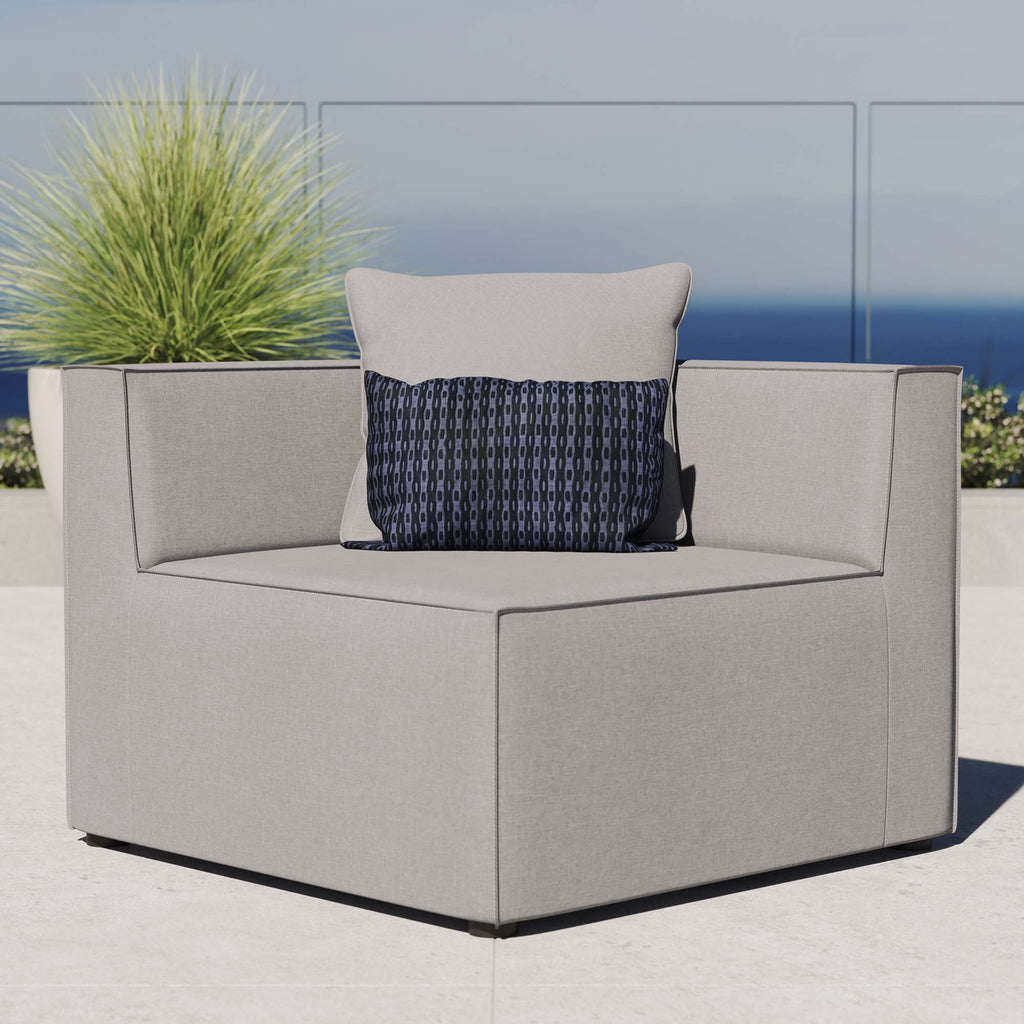 Saybrook Outdoor Patio Upholstered Sectional sofá Corner silla