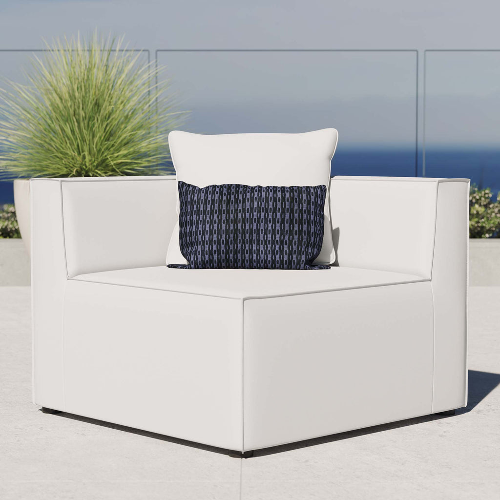 Saybrook Outdoor Patio Upholstered Sectional sofá Corner silla
