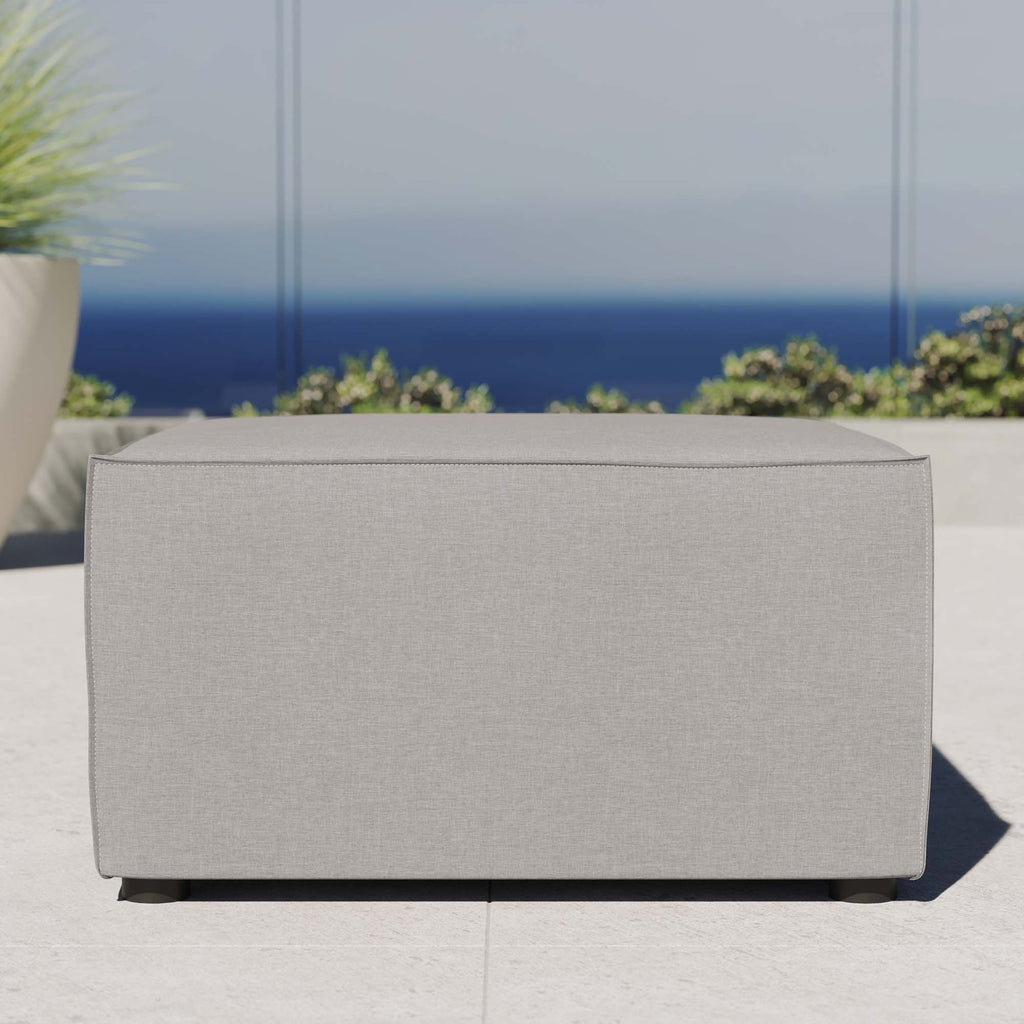 Saybrook Outdoor Patio Upholstered Sectional sofá Ottoman