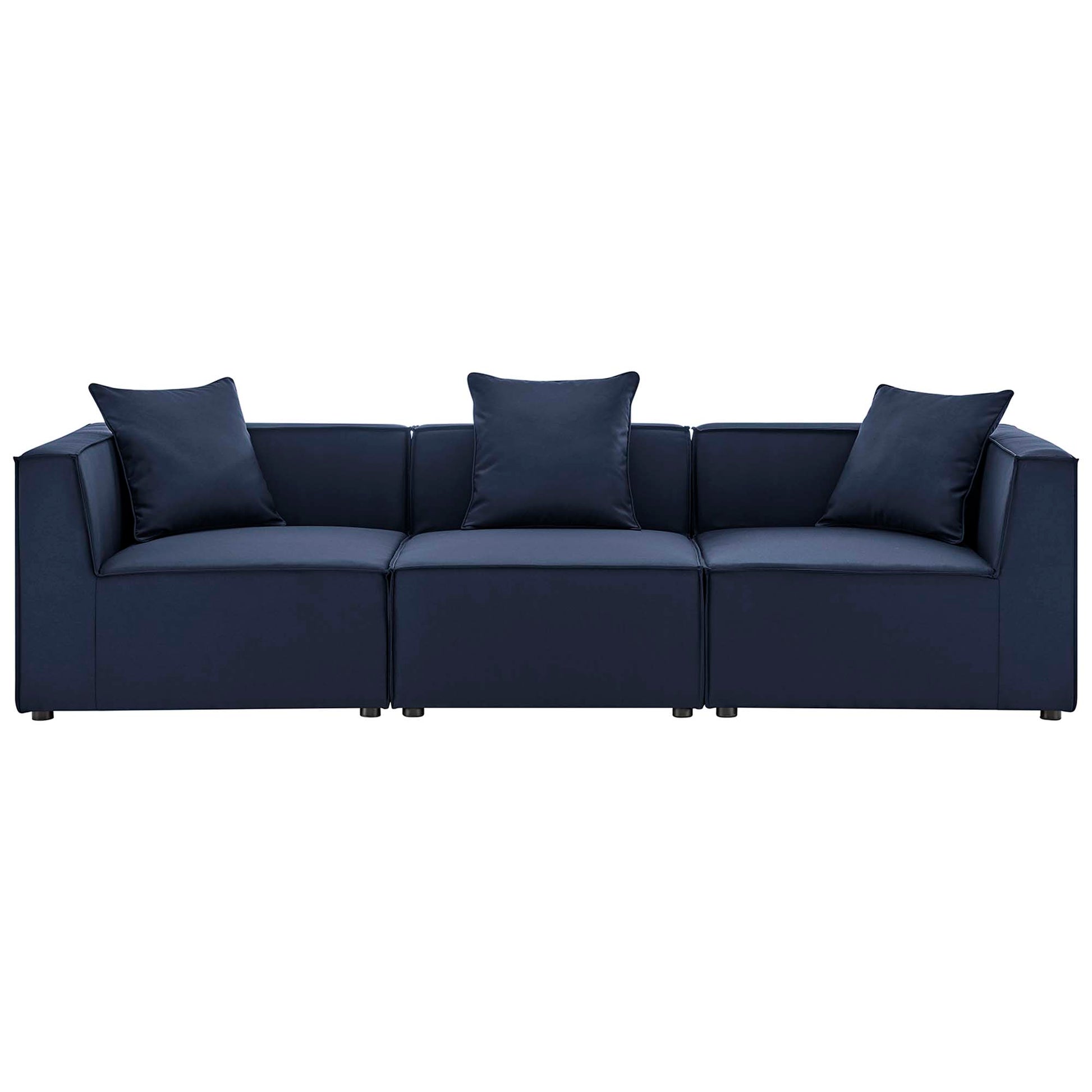Saybrook 3-Piece Outdoor Patio Upholstered Sectional sofá