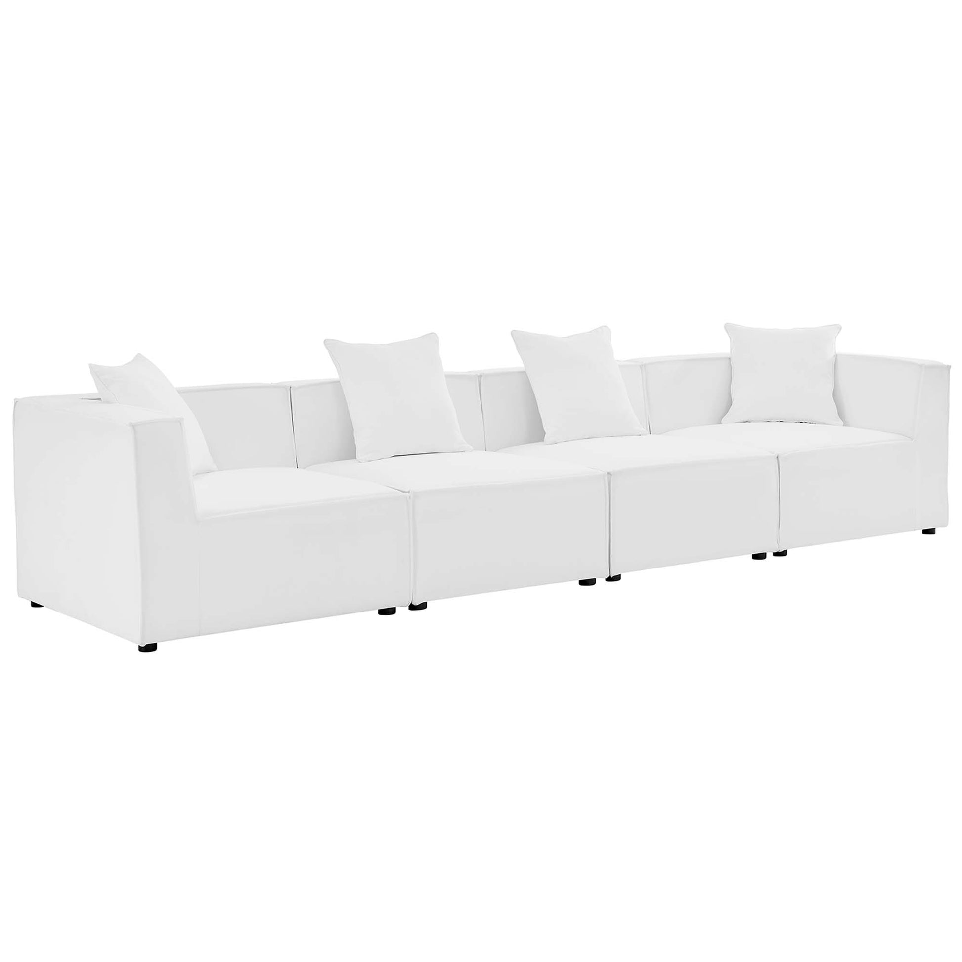 Saybrook 4-Piece Outdoor Patio Upholstered Sectional sofá